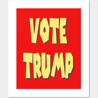 USA Elections 2024 Vote T r u m p Posters and Art